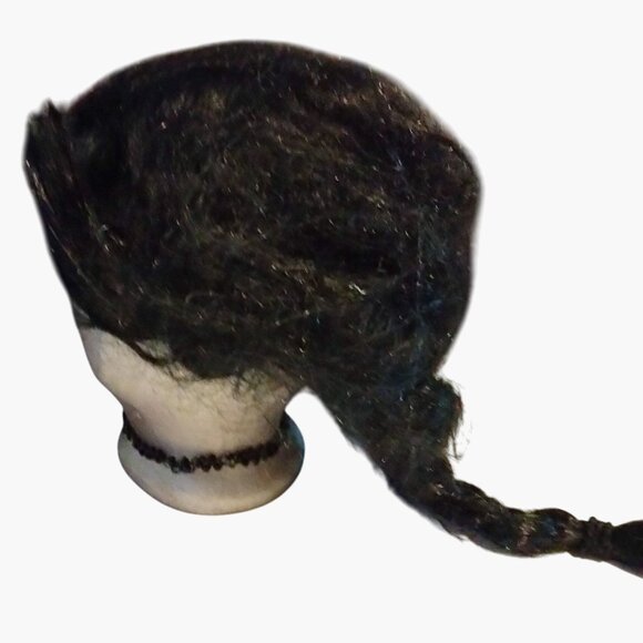 Black Braided Wig Halloween Pirate Hippie Costume - Picture 1 of 6